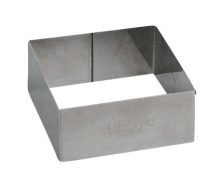MOLDE EMPLATAR CUADRADO INOX 6,5X4,5CM 53711