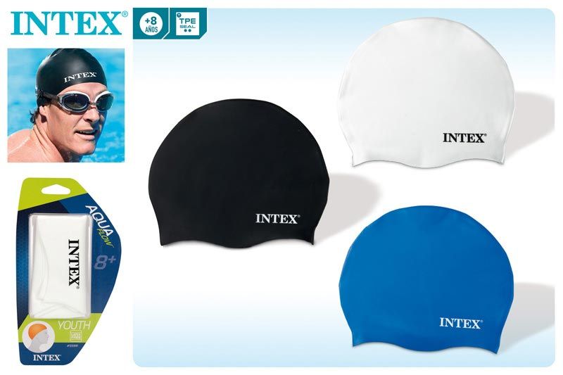 GORRO NATACION SILICONA +8 55991 INTEX 459912