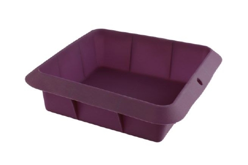 MOLDE SILICONA LASAA 23,9X23,5X6,5CM VIOLETT 53737