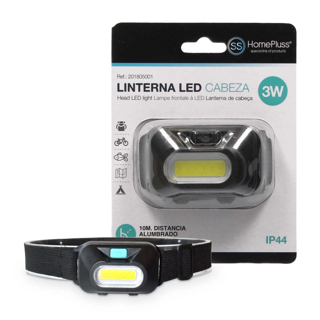 LINTERNA CABEZA LED 02257