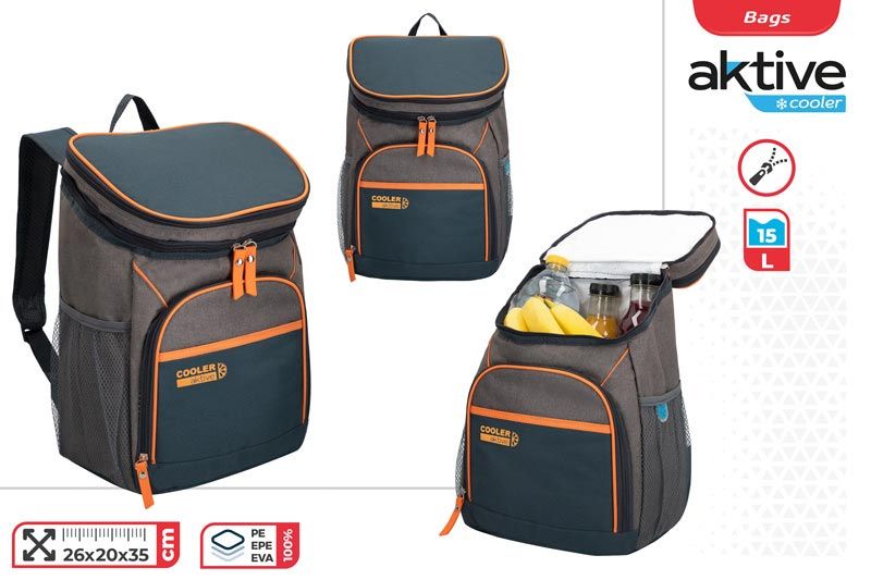 MOCHILA TERMICA EVA/PE/EPE 15L 26X20X39CM IGLOO AKTIVE 80790