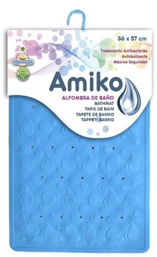 ALFOMBRA GOMA ANTIDESLIZANTE 36X57CM AZUL INTENSO 325561