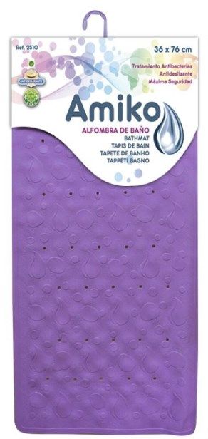 ALFOMBRA GOMA ANTIDESLIZANTE 36X97CM MORADO 325370