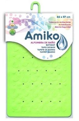ALFOMBRA GOMA ANTIDESLIZANTE 36X57CM VERDE 325554