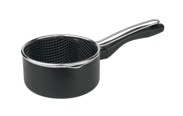 CAZO FREIDOR ALUMINIO + CESTILLO INOX 18CM LUXE 53158