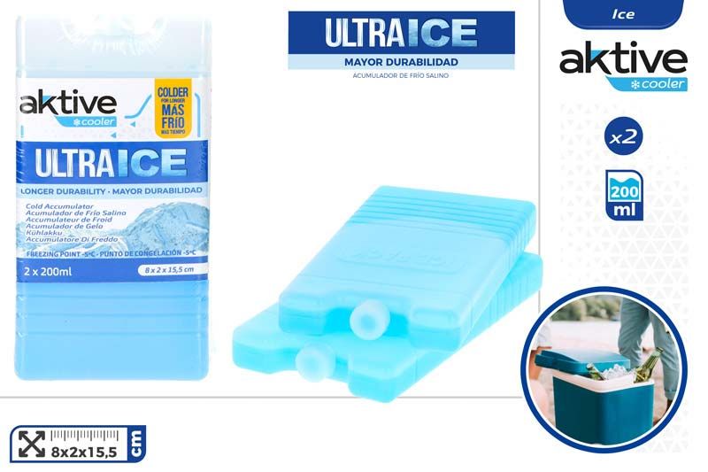 PACK 2 ENFRIADORES SALINOS 100ML 8X2X15,5CM ULTRAICE 52846