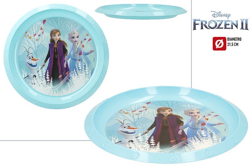 PLATO PLASTICO EASY 21,5CM FROZEN II 77229