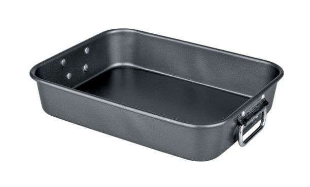 BANDEJA HORNO ANTIADHERENTE CON ASAS ABATIBLES 40X28X7CM 536886