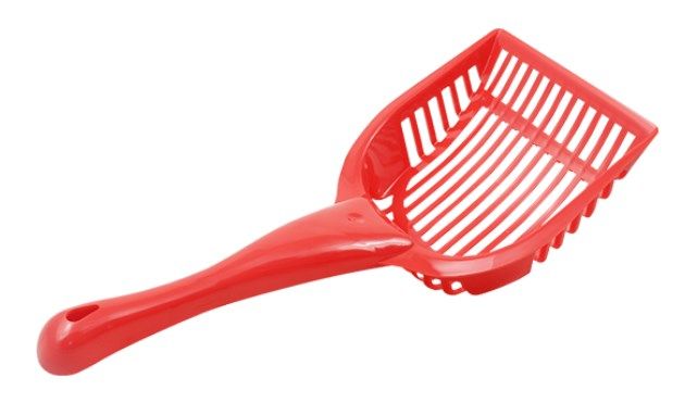PALA RECOGEDOR PLASTICO S ROJO 020614