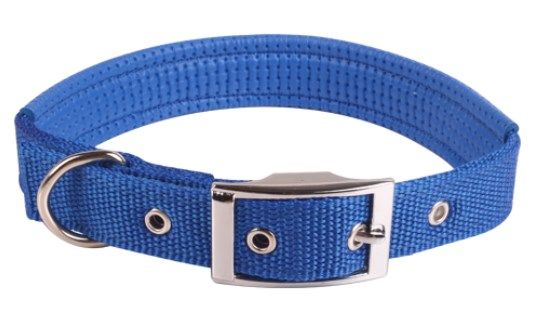 COLLAR LISO AZUL XL PP ACOLCHADO 016007