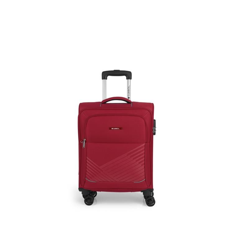 TROLLEY EVA 4 RUEDAS 55CM LISBOA ROJO 232081