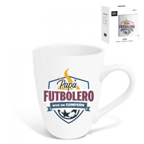 JARRA MUG CERAMICA 350ML C/CAJA REGALO PAPA FUTBOLERO 238525