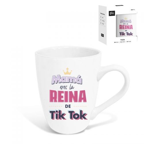 JARRA MUG CERAMICA 350ML C/CAJA REGALO MAMA TIK TOK 238662