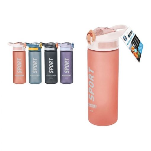 BOTELLA SPORT AGUA 600ML 4 COLORES BEWINNER 728375