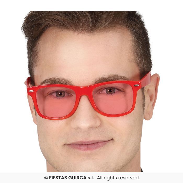 GAFAS ROJAS CRISTALES ROJOS 16935