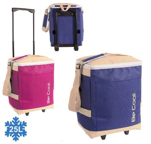 NEVERA CARRO C/RUEDAS 30X21X40CM 25L 014459