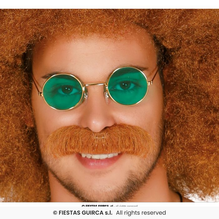 GAFAS HIPPIE REDONDAS VERDE 27001