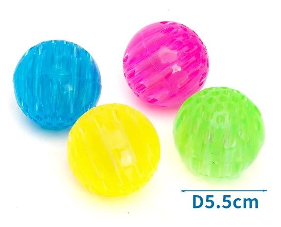 JUGUETE MASCOTA PELOTA PANAL 5,5CM C/LUZ 05117