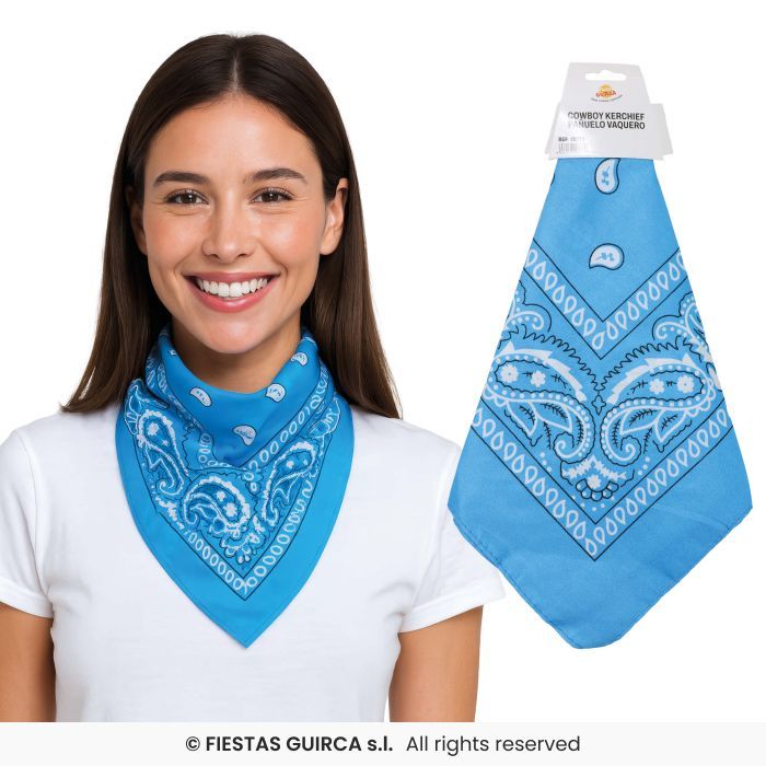 PA�UELO VAQUERO AZUL CIELO 16777