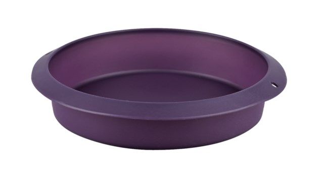 MOLDE SILICONA ALTO REDONDO 28X5,5CM VIOLETT 53746
