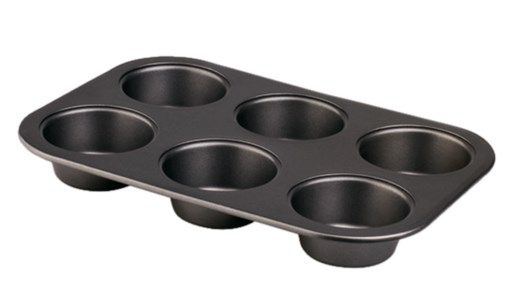 BANDEJA 6 MINI MOLDES ANTIADHERENTE 53783